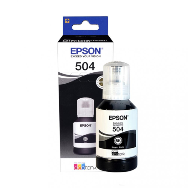 Tinta Epson 504 Negra 127ML (T504120-AL)