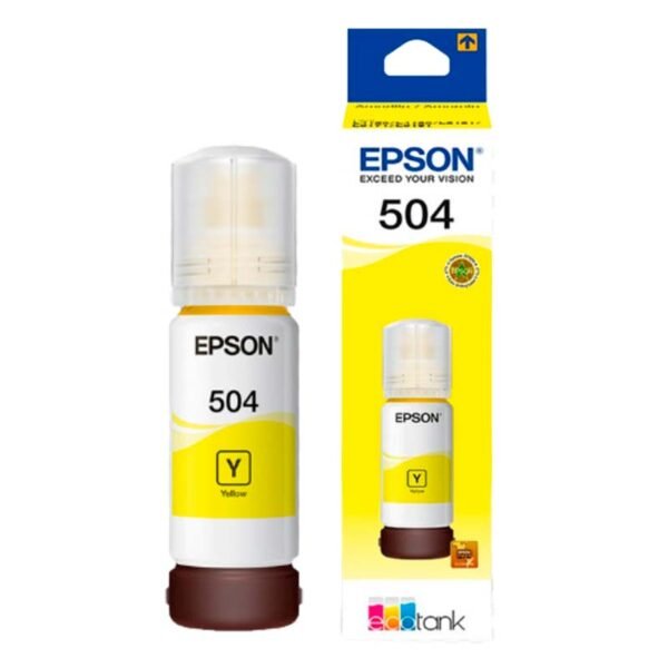 Tinta Epson 504 T504420-AL / Amarillo 70ML