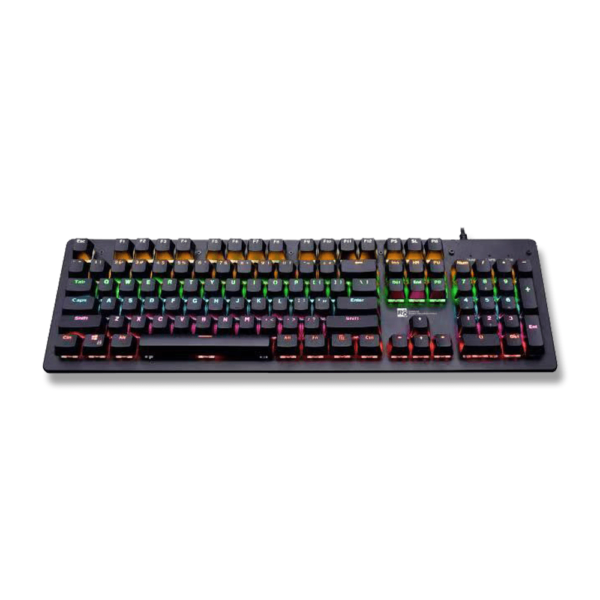 Teclado Gaming R8 1035 Mecánico Profesional USB Luz LED/ Inglés