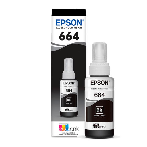 Tinta Epson T664 Negro 70ml