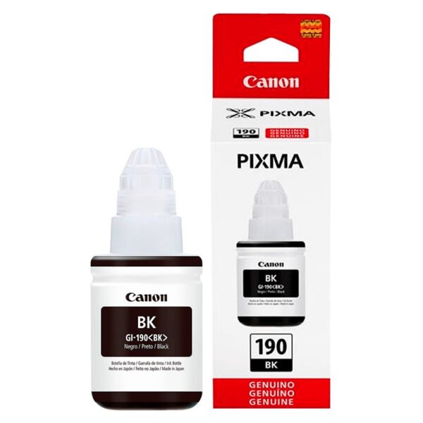 Tinta Canon Pixma 190 Negro 135ml