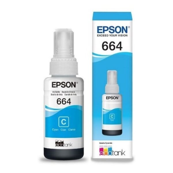 Tinta Epson T664 Cian 70ml