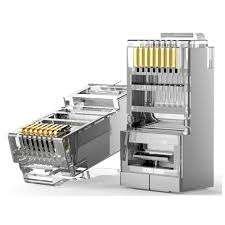 BOLSA DE CONECTORES RJ45 CAT 6 AC TECH PASADO *100 UNIDADES
